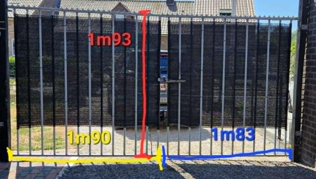 metaal hekken, Ophalen, Gebruikt, Sierhekwerk