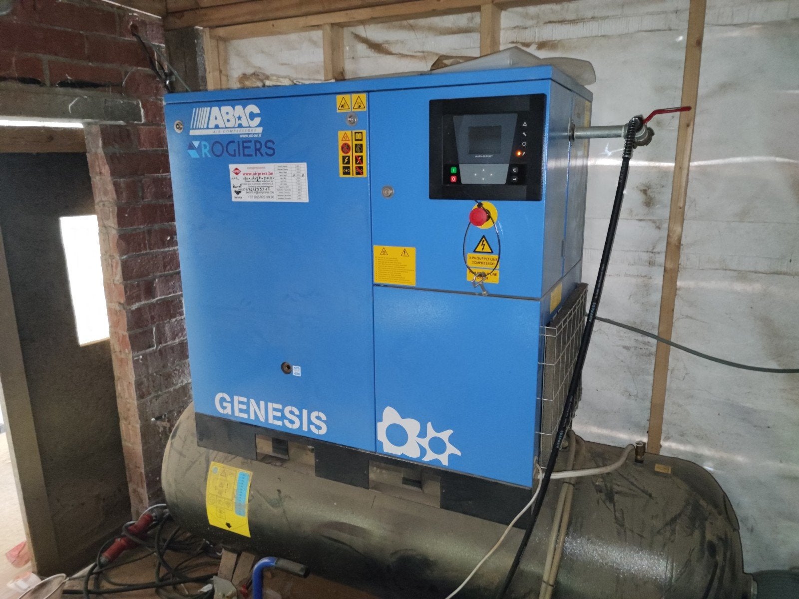 Abac genesis 11 259uren 10bar, Doe-het-zelf en Bouw, Compressors, Ophalen of Verzenden
