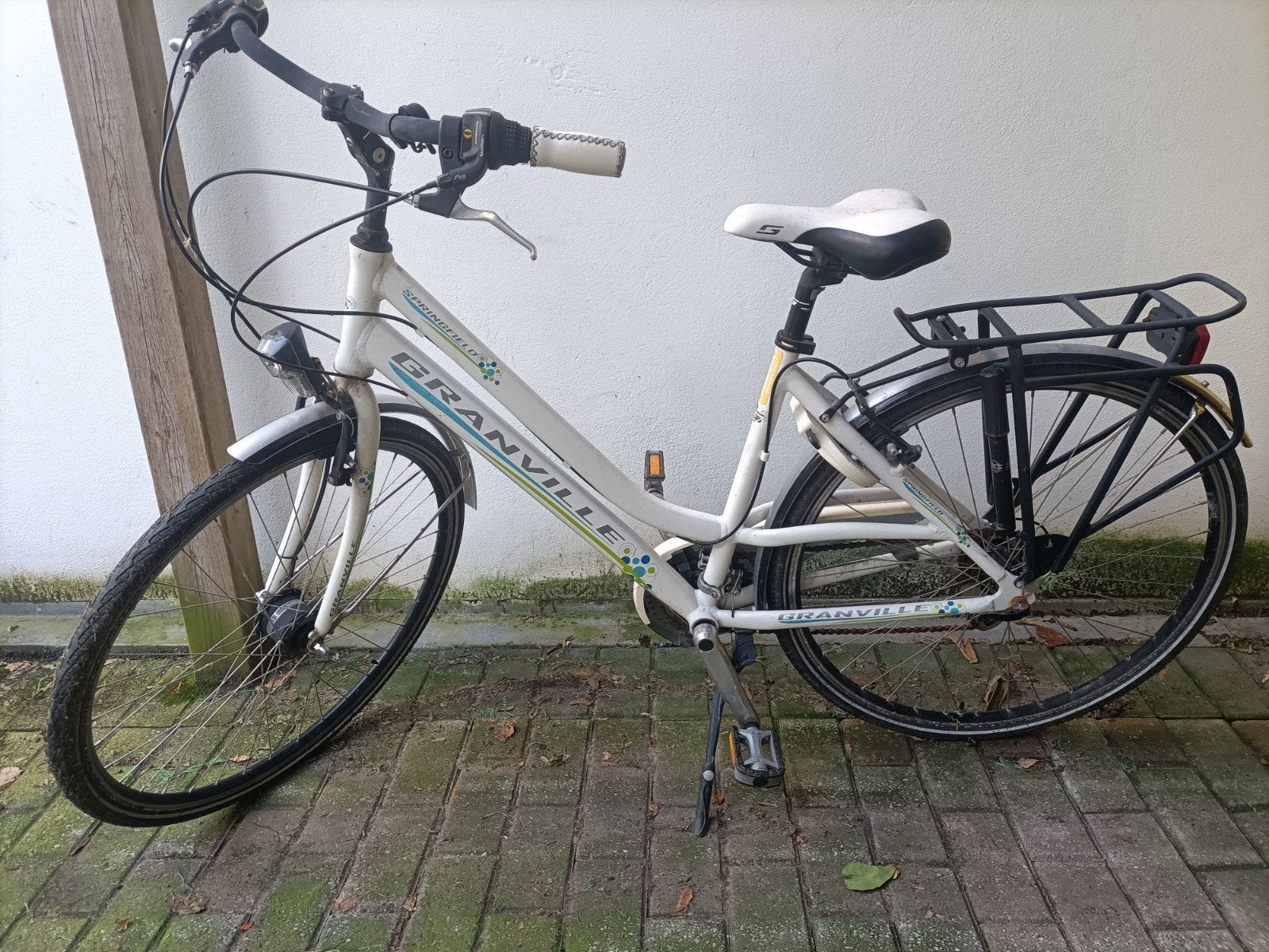Dames fiets, Ophalen