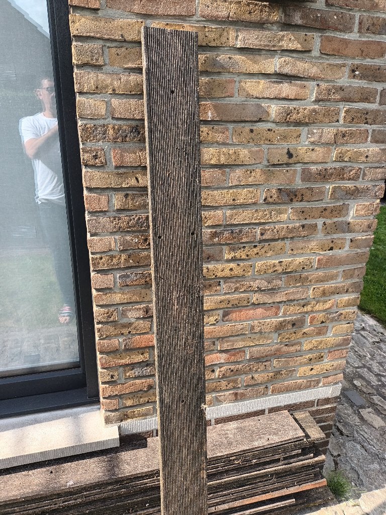 Donne Bois de terrasse 15 ans. Venir enlever rapidement, Jardin & Terrasse, Enlèvement, Utilisé, Bois