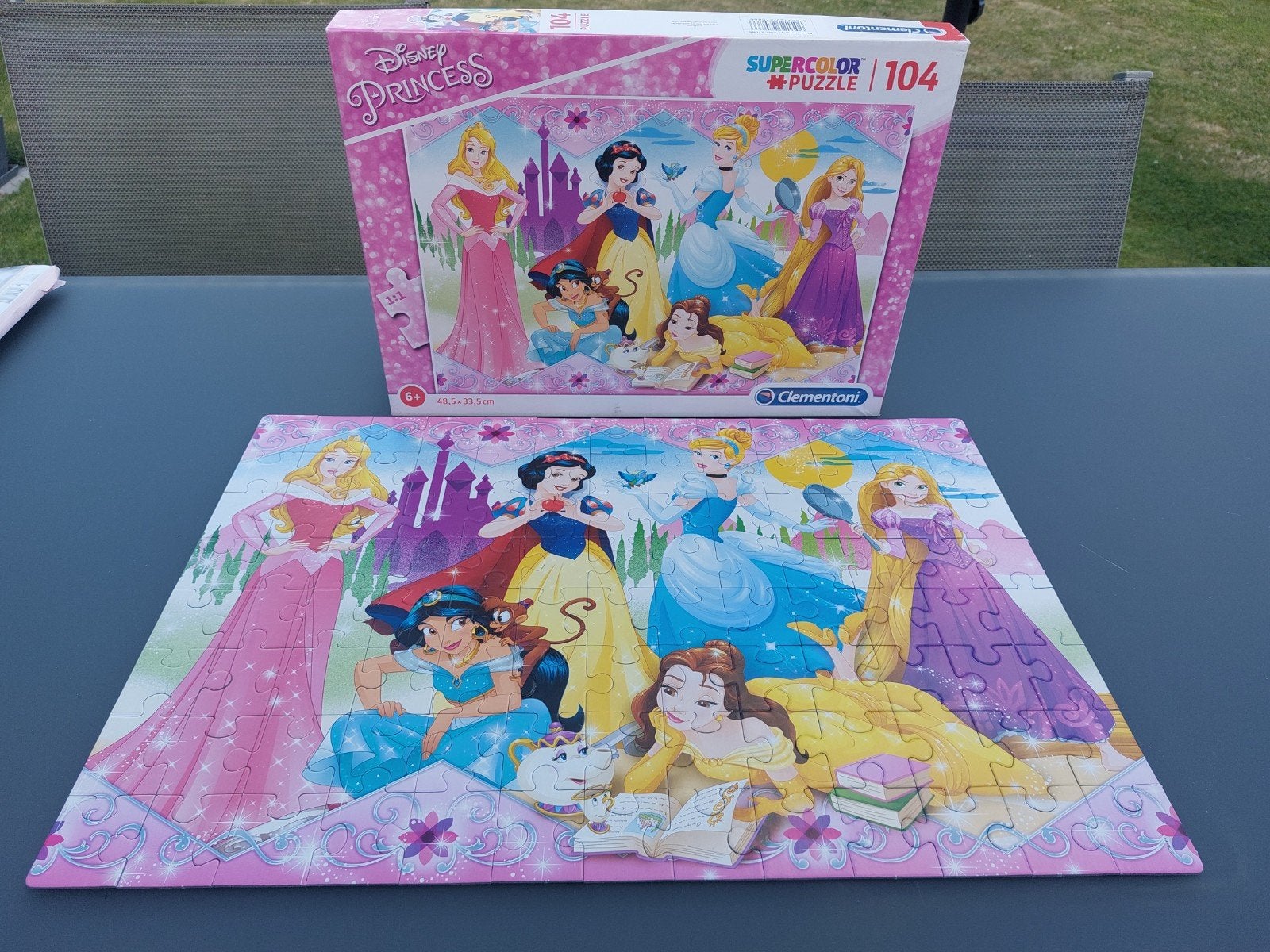 Puzzel prinsessen 104st, Kinderen en Baby's, Ophalen of Verzenden, Meer dan 50 stukjes, Nieuw, 4 tot 6 jaar