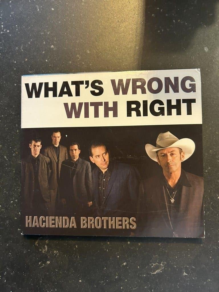 Hacienda Brothers 'What's wrong with right', Ophalen of Verzenden, Zo goed als nieuw, Blues, Album