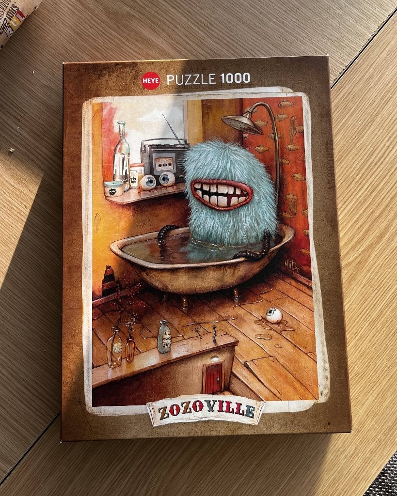 Puzzle 1000 pièces, Hobby & Loisirs créatifs, Enlèvement, 500 à 1500 pièces, Comme neuf, Puzzle
