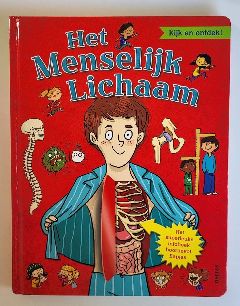 Het menselijk lichaam - Kijk en ontdek! - NIEUW, Ophalen of Verzenden, Nieuw