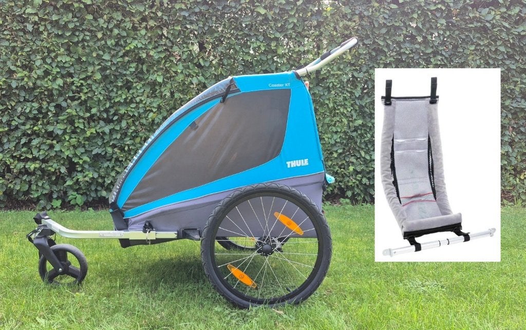 Thule Coaster XT + Thule Sling, Ophalen, Gebruikt, Opvouwbaar, 40 tot 60 kg
