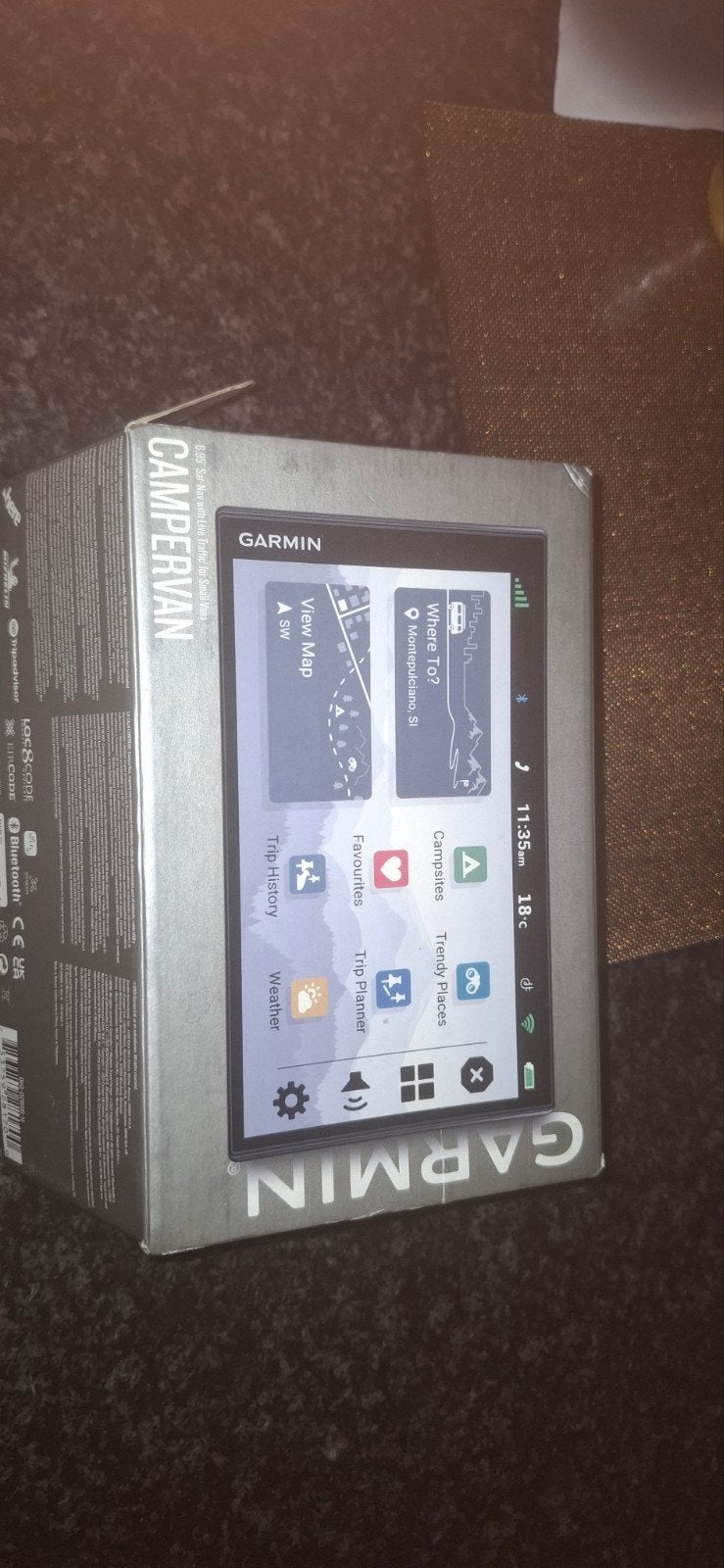 GPS GARMIN CAMPERVAN, Enlèvement