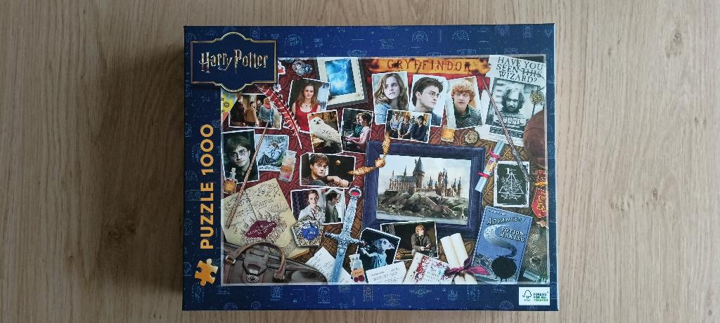 Un Puzzle 1000 pièces - Harry Potter, Envoi, 500 à 1500 pièces, Comme neuf, Puzzle