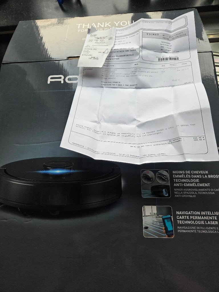 Robot stofzuiger, Zo goed als nieuw, Robotstofzuiger, Reservoir, Inclusief accessoires
