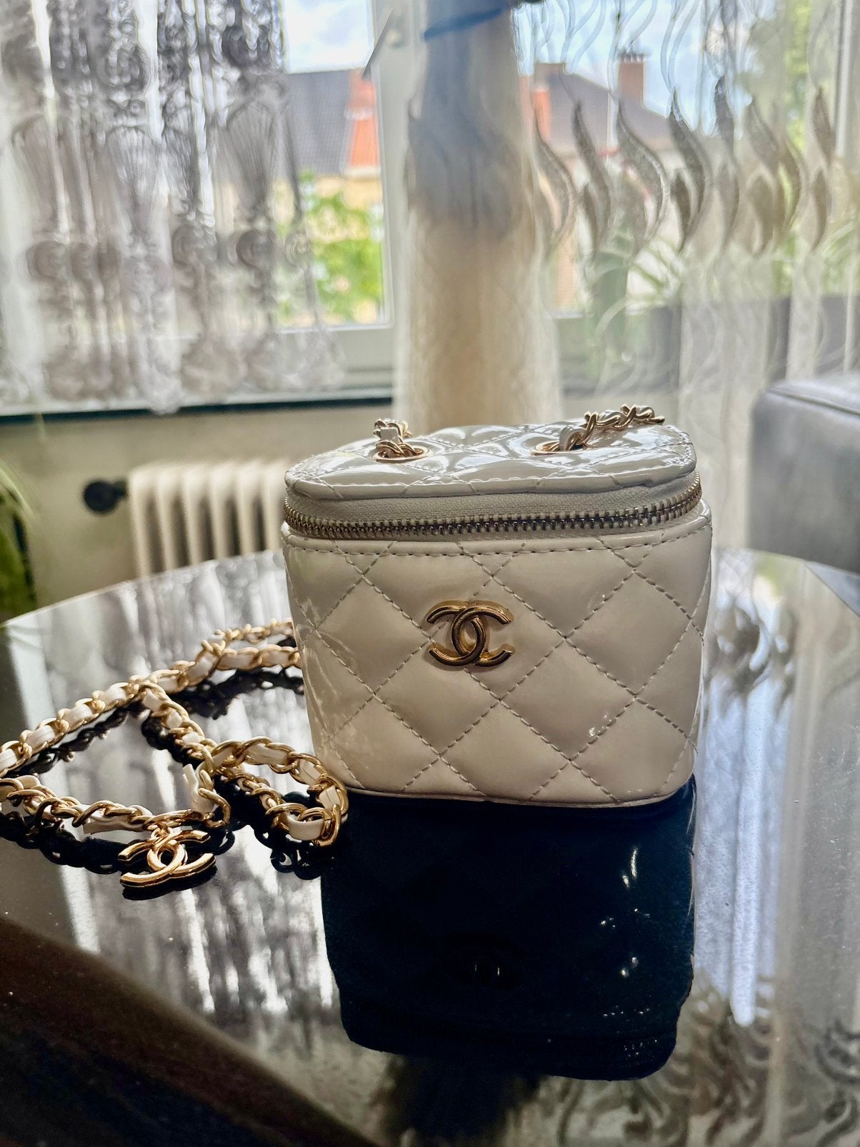 Sac chanel, Enlèvement ou Envoi, Blanc, Sac à main