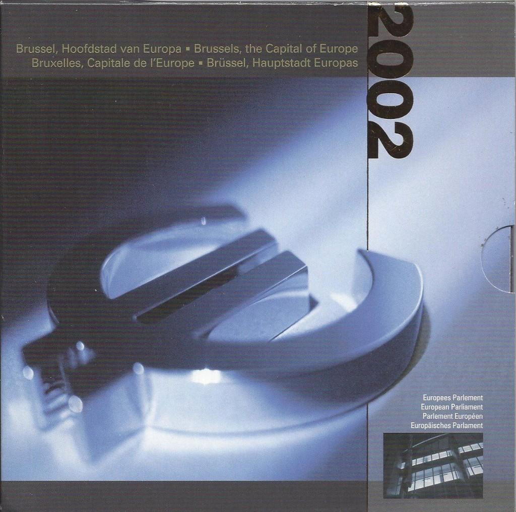 Belgique : Coffret euro 2002 - Bruxelles (24 pièces), Timbres & Monnaies, Monnaies | Belgique, Envoi, Série