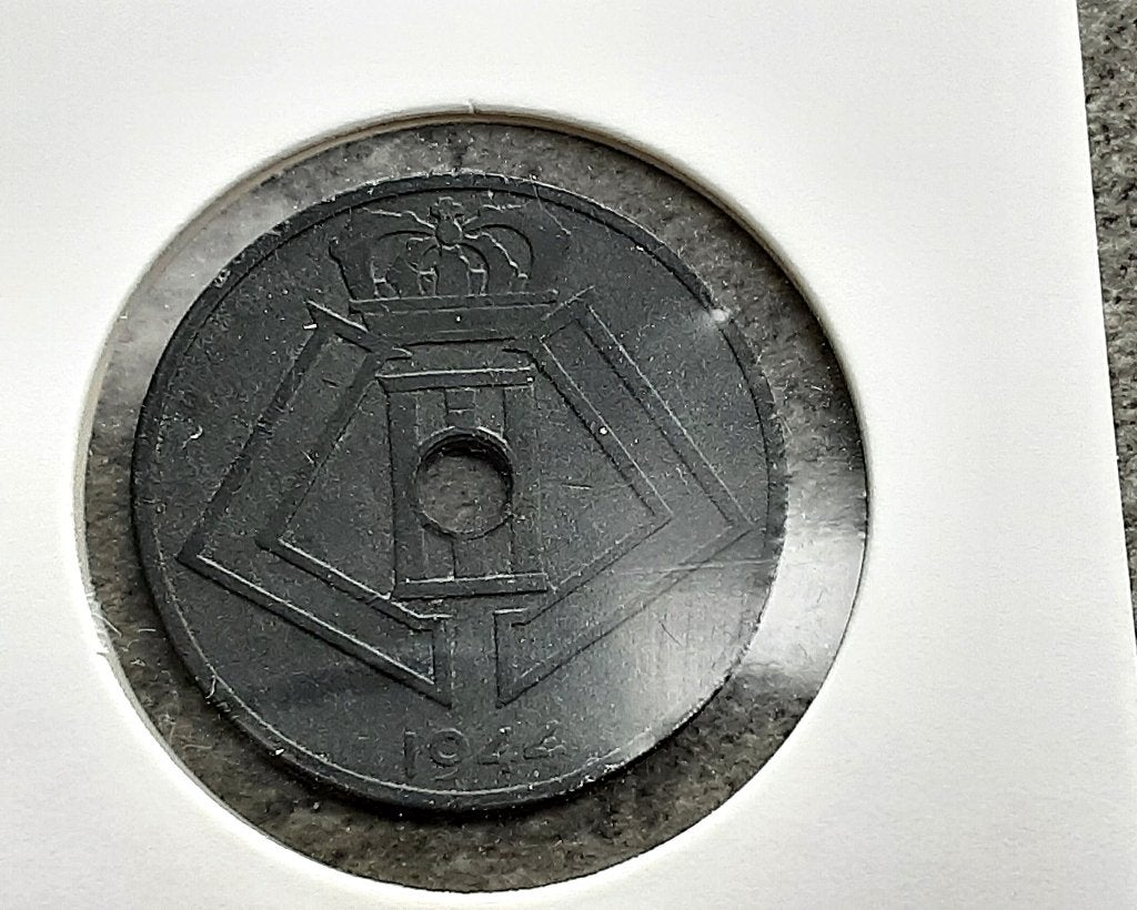 Belg - 25 cents - 1944 fl/Fr. (Ref 012) Livraison gratuite., Enlèvement ou Envoi, Monnaie en vrac