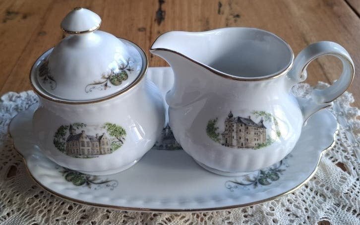 Vintage roomstel, kastelen, Original Dutch Castles, Bavaria, -, Utilisé, Classique, Autres types