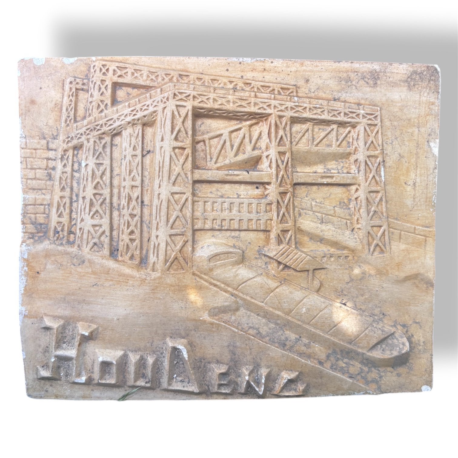 Plaque en plâtre, Enlèvement ou Envoi