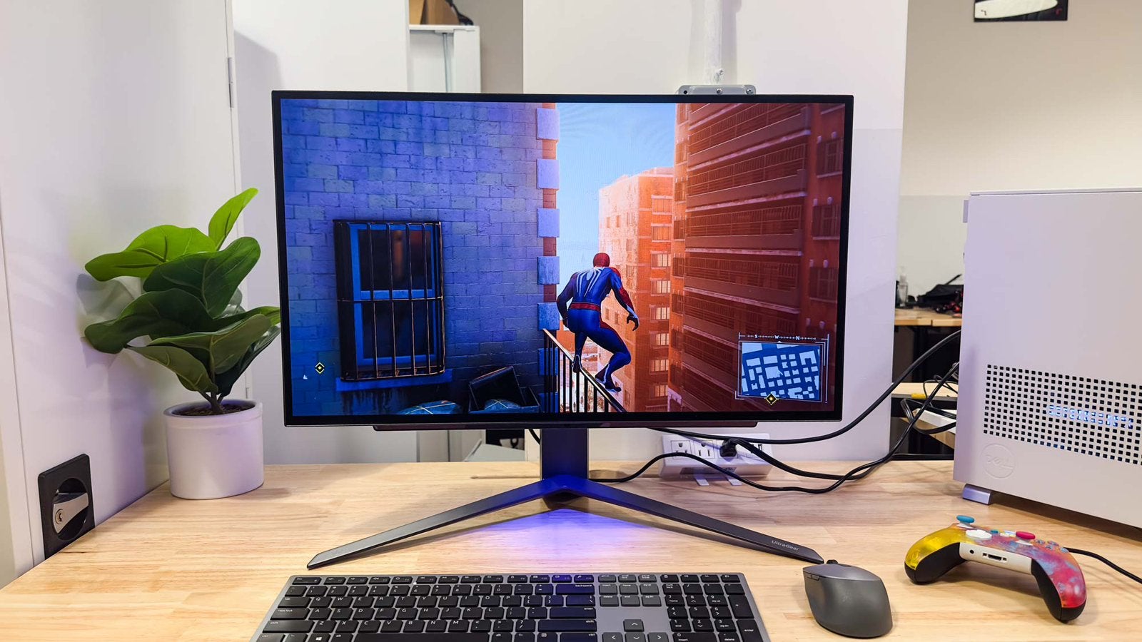 LG UltraGear OLED 27GS95QE-B QHD Gaming Monitor 240Hz 0.03ms, Computers en Software, Monitoren, Minder dan 1 ms, Zo goed als nieuw