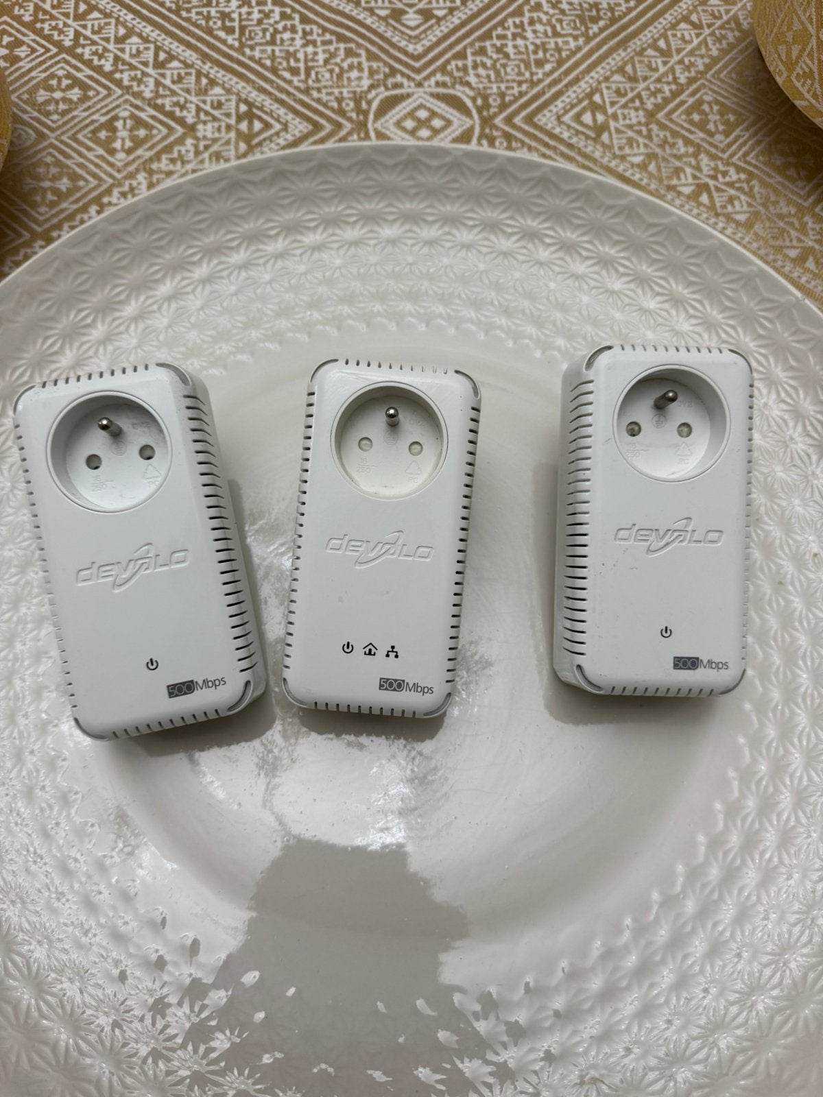 3x Prise CPL Devolo dLAN 500 duo+ 500 Mbps, Enlèvement ou Envoi, Comme neuf