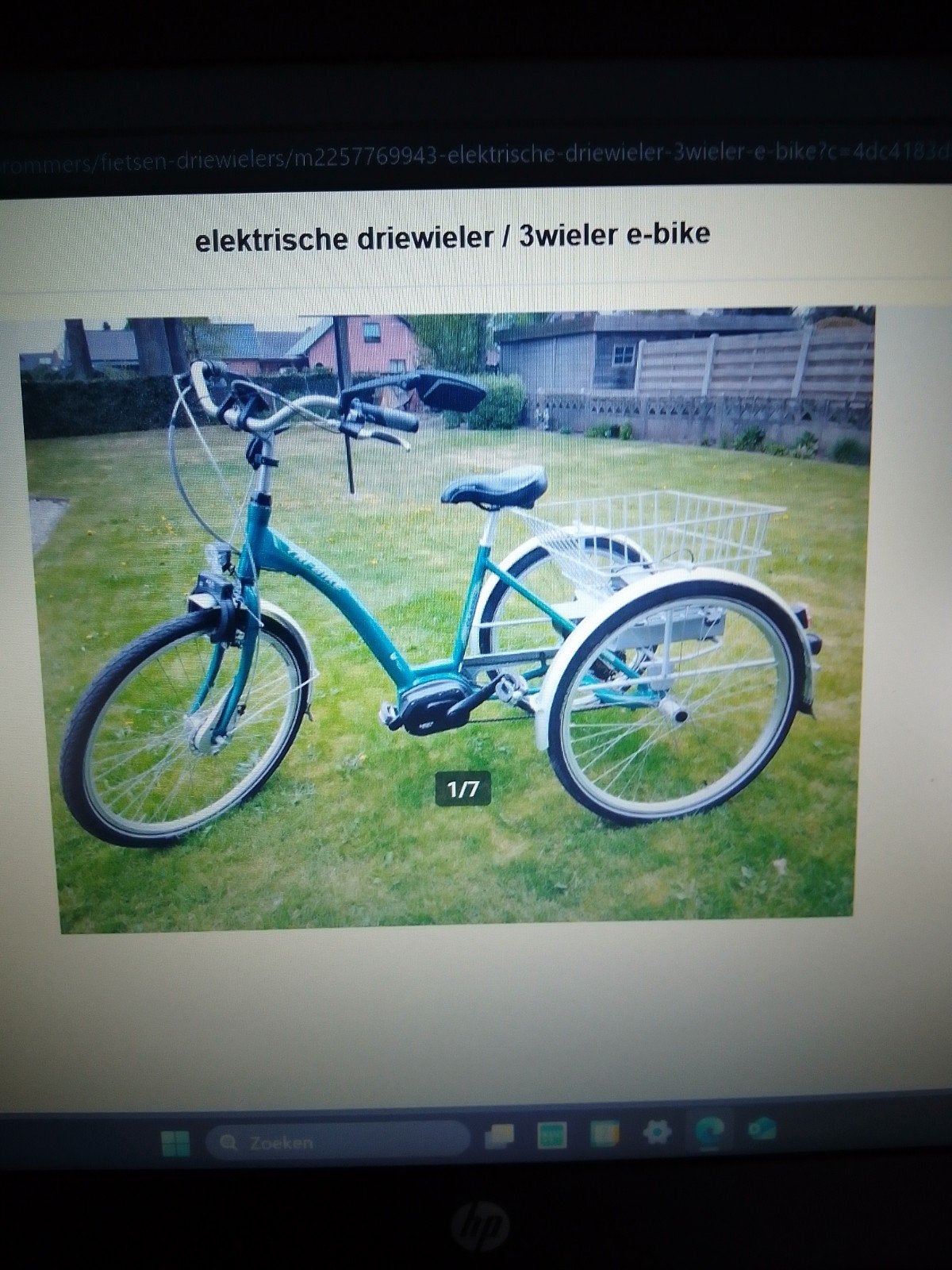 TK elektrische driewieler, Ophalen