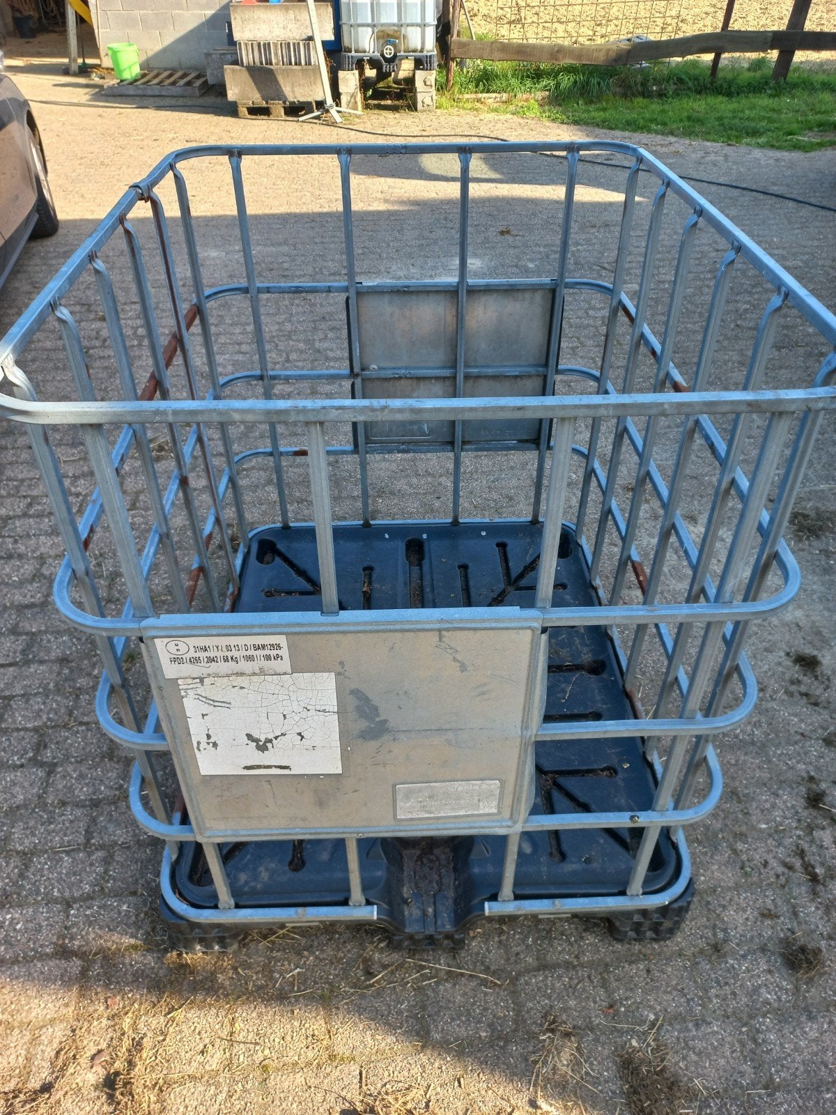 ibc kooi pvc palet, Doe-het-zelf en Bouw, Ophalen