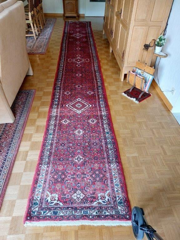 mooie grote tapijtloper 79 x 5,75, Antiek en Kunst, Ophalen