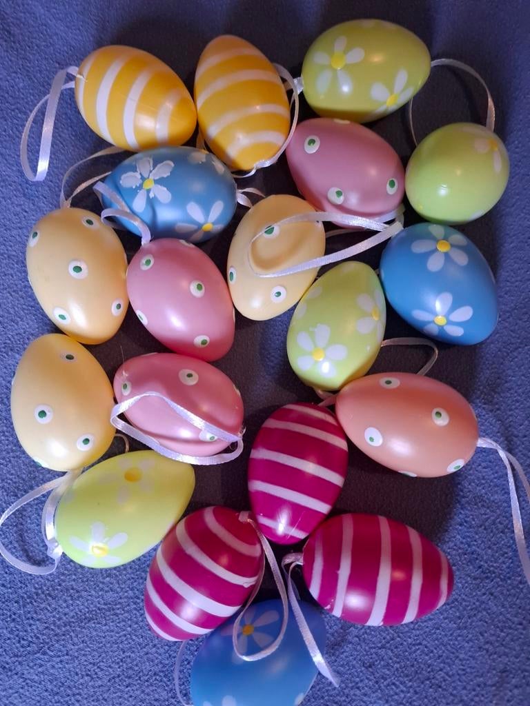 20 paaseitjes in plastiek, Diversen, Ophalen, Nieuw