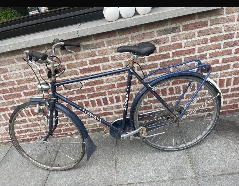 Herenfiets, Ophalen, Gebruikt, Velgrem, Overige merken