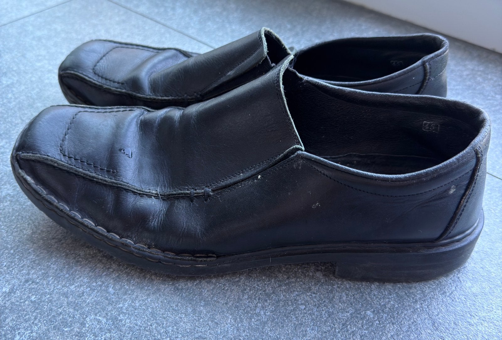Rieker leren schoenen, Ophalen of Verzenden, Gedragen, Zwart