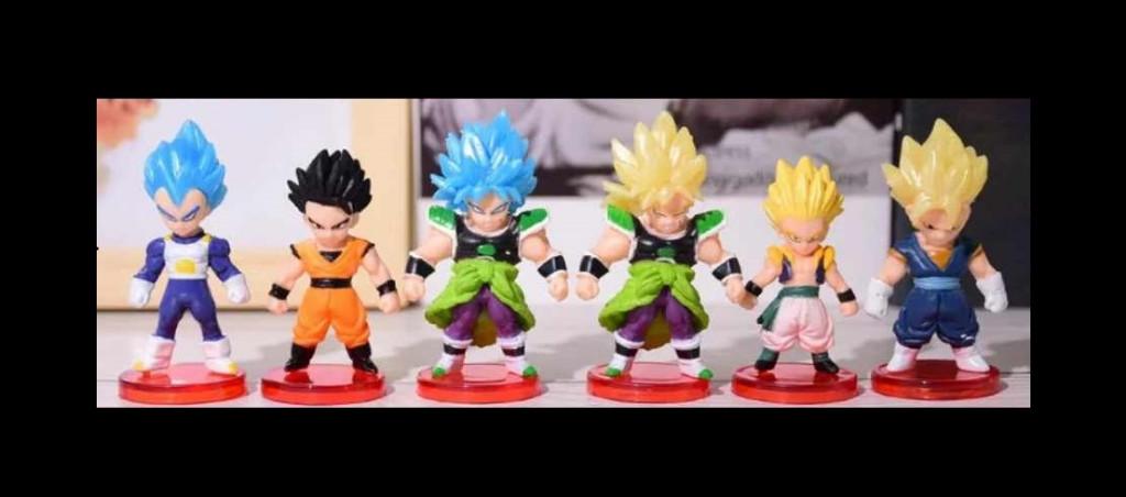 6 Dragon Ball Z-figuren (DBZ - Akira Toriyama - Manga), Verzenden, Nieuw, Overige typen
