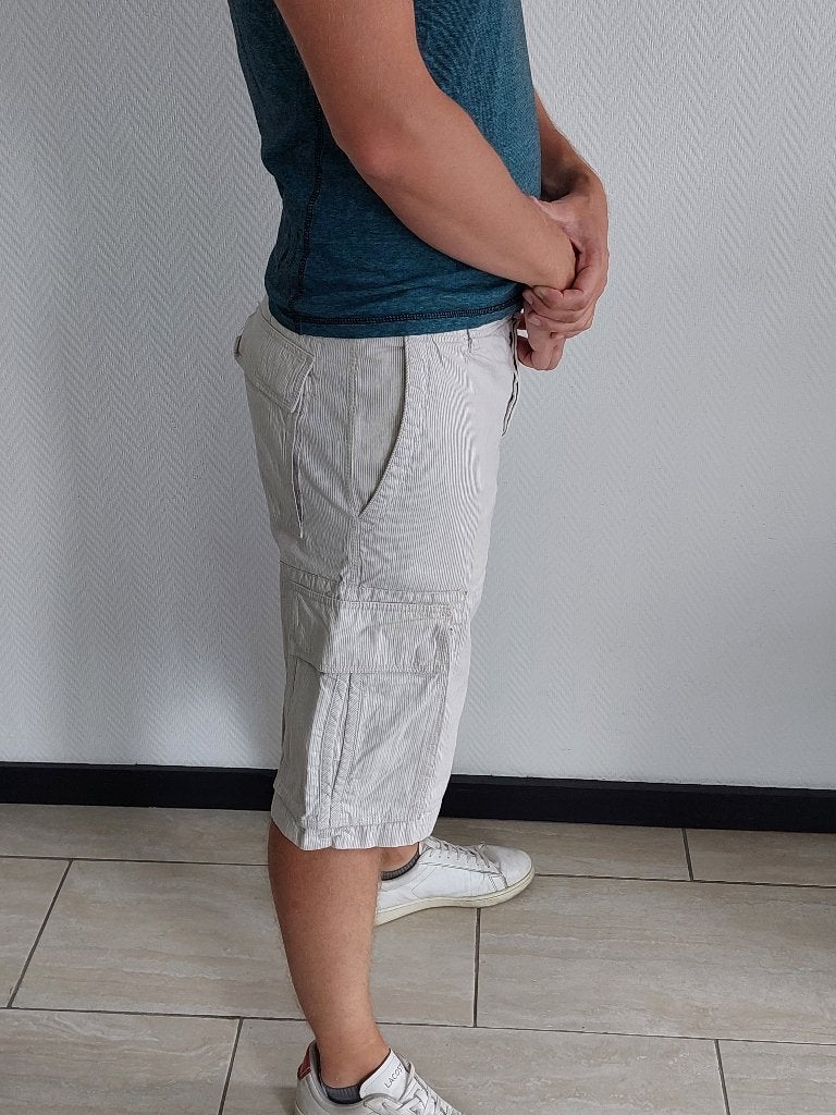 H&M korte broek maat 31, Maat 48/50 (M), Beige, Nieuw, Ophalen of Verzenden