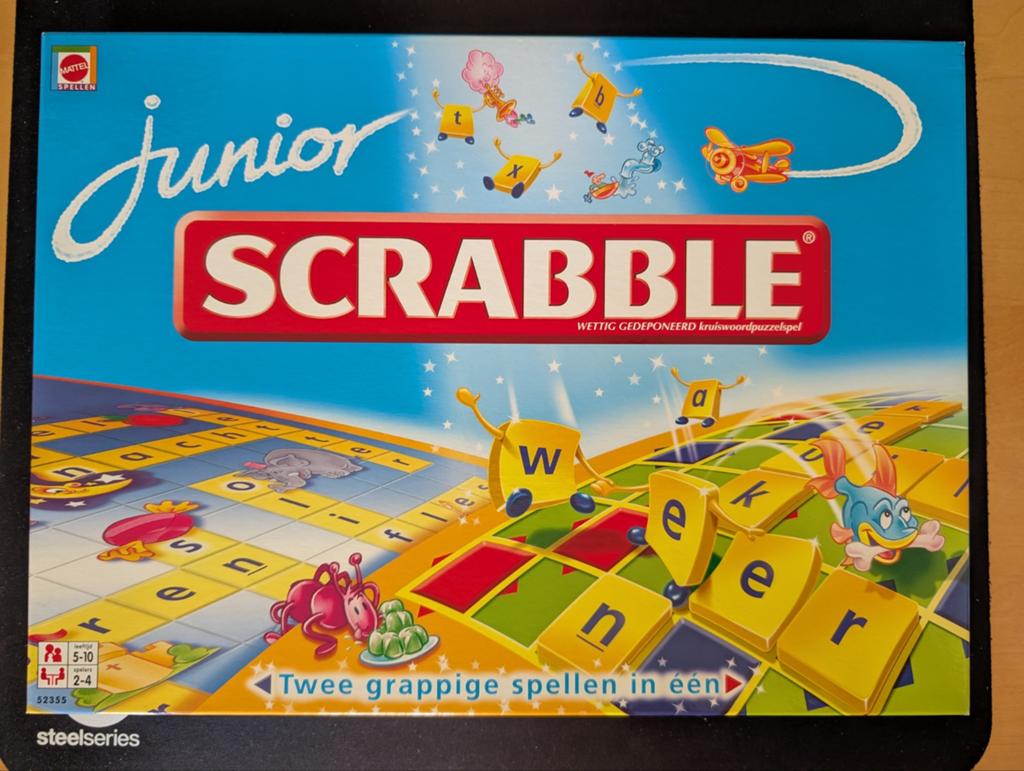 Junior Scrabble 2in1, Ophalen, Zo goed als nieuw
