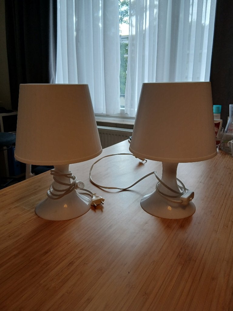 Lampes "Lampan" Ikea, Blanc, 29 cm, Enlèvement, Utilisé
