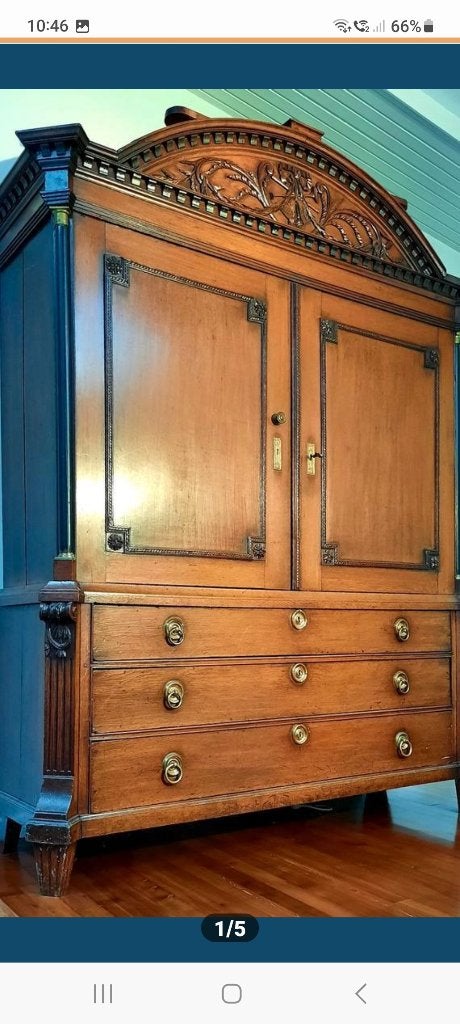 BELLE ARMOIRE EN CHÊNE MASSIF, Enlèvement