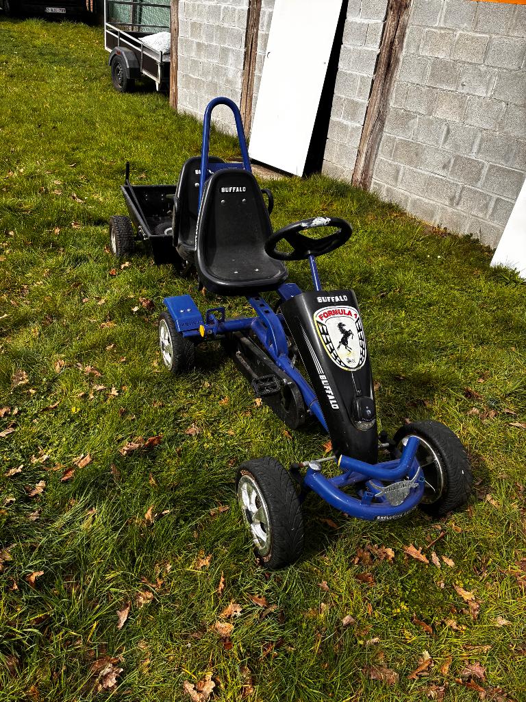 Go cart, Kinderen en Baby's, Ophalen, Gebruikt, Buffalo, Met kar of aanhanger