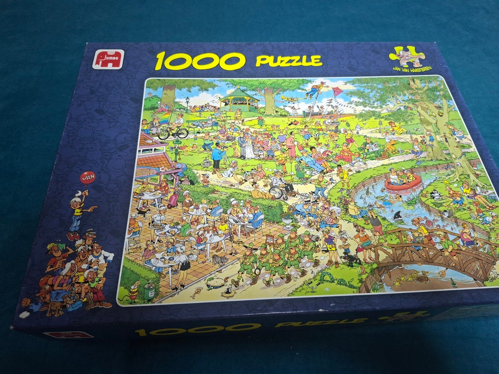Het park puzzel van jan van haasteren, Ophalen