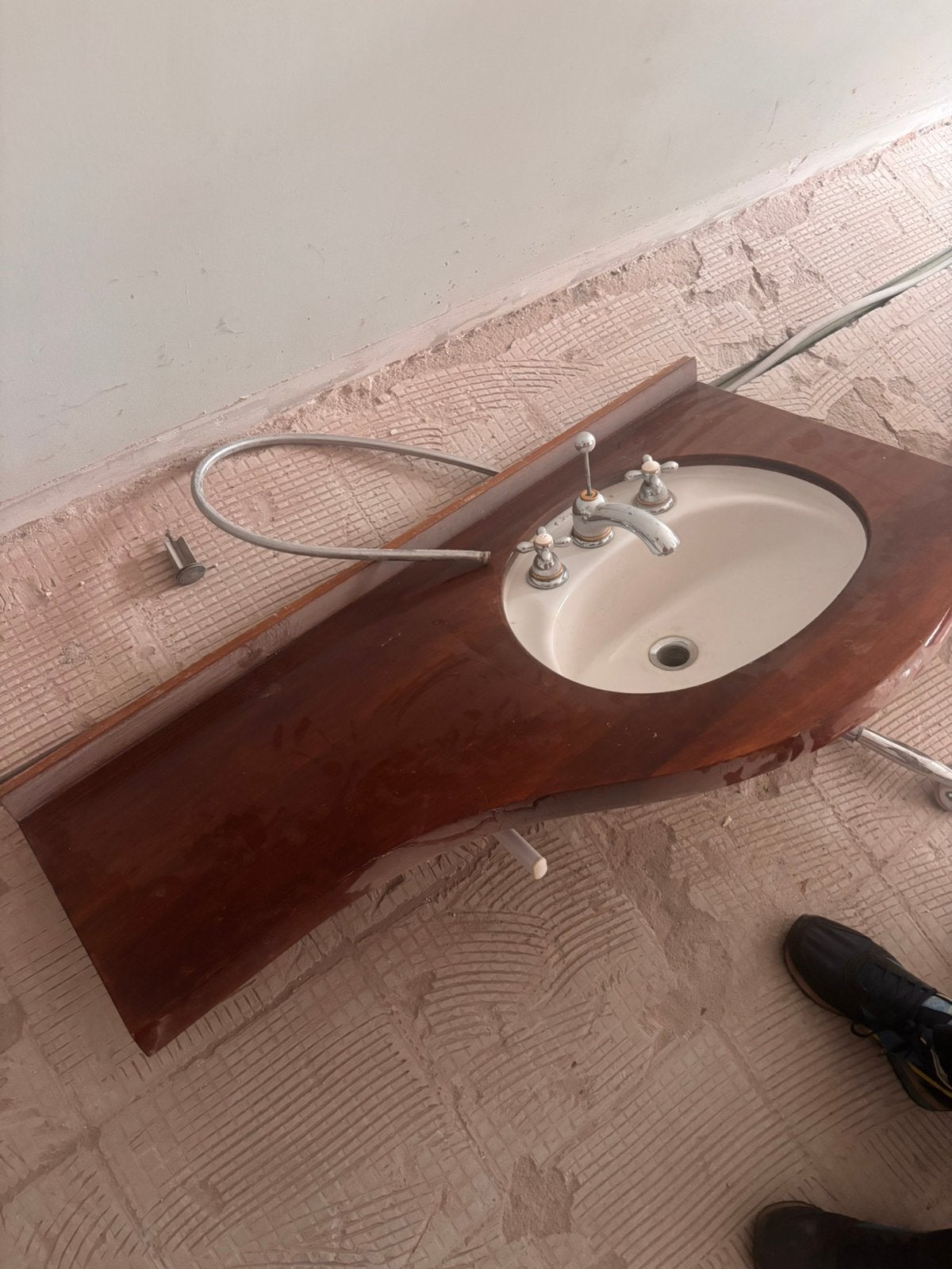 Lavabo tablet, Huis en Inrichting, Ophalen, Gebruikt, Wasbak of Wastafel