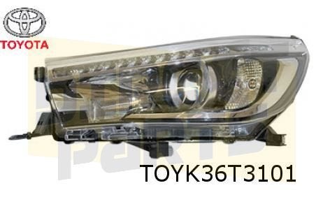Toyota Hi-Lux Koplamp Links (met LED dagrijlicht) Origineel!, -, Verzenden, -, Nieuw