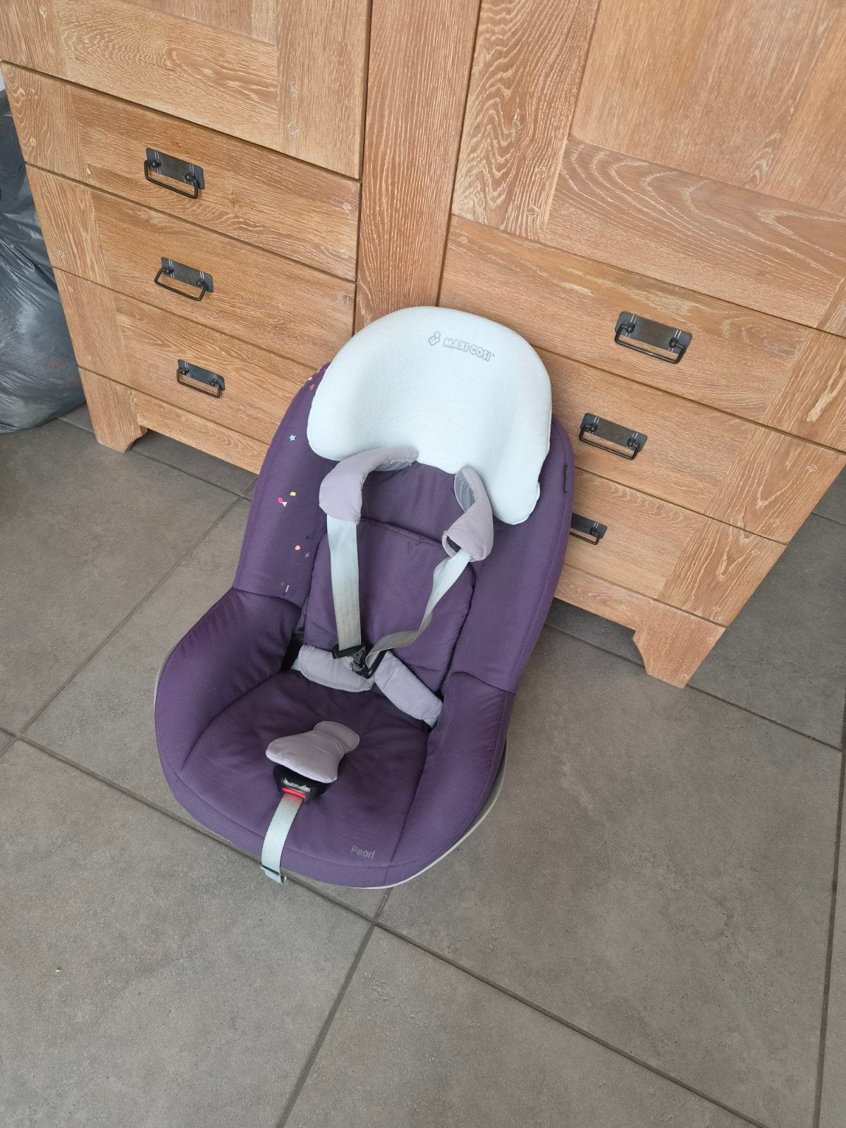 Chaise Maxi Cosi Pearl avec fixation, pliable., Enlèvement, Utilisé, Maxi-Cosi, Isofix