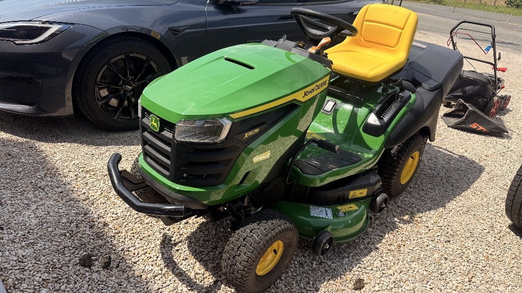 Tondeuse autoportée John Deere X167R MY25 AVEC GARANTIE,, John deere, Comme neuf, Enlèvement, Démarrage électrique