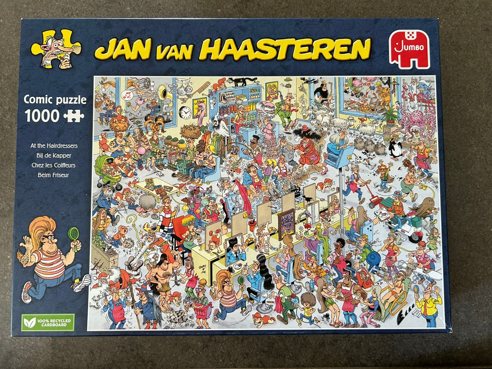 Puzzel Bij de kapper Jan van Haasteren, Ophalen, 500 t/m 1500 stukjes, Zo goed als nieuw, Legpuzzel