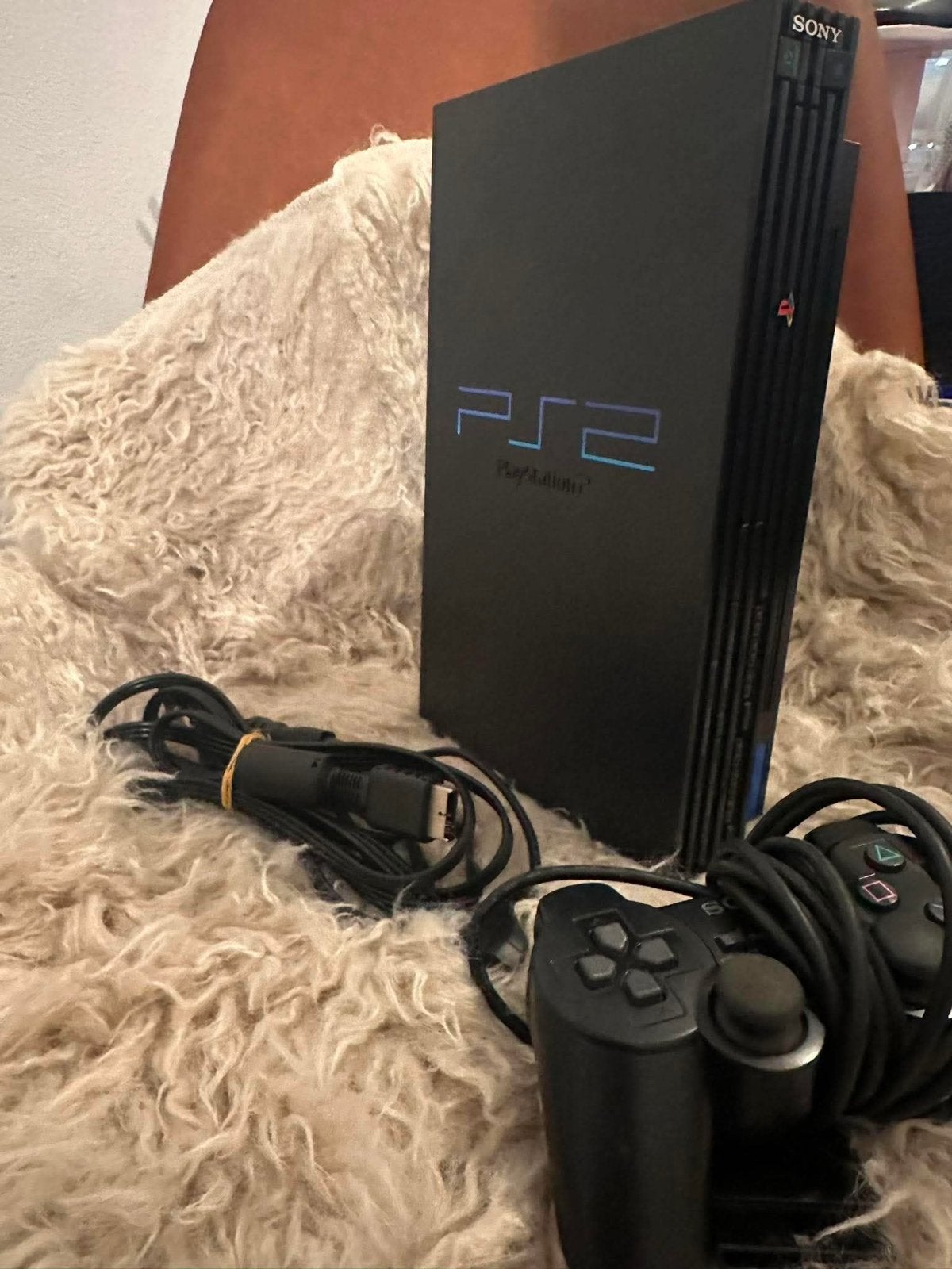 PlayStation 2, Games en Spelcomputers, Spelcomputers | Sony PlayStation 2, Ophalen, Zo goed als nieuw, Met 1 controller, Phat