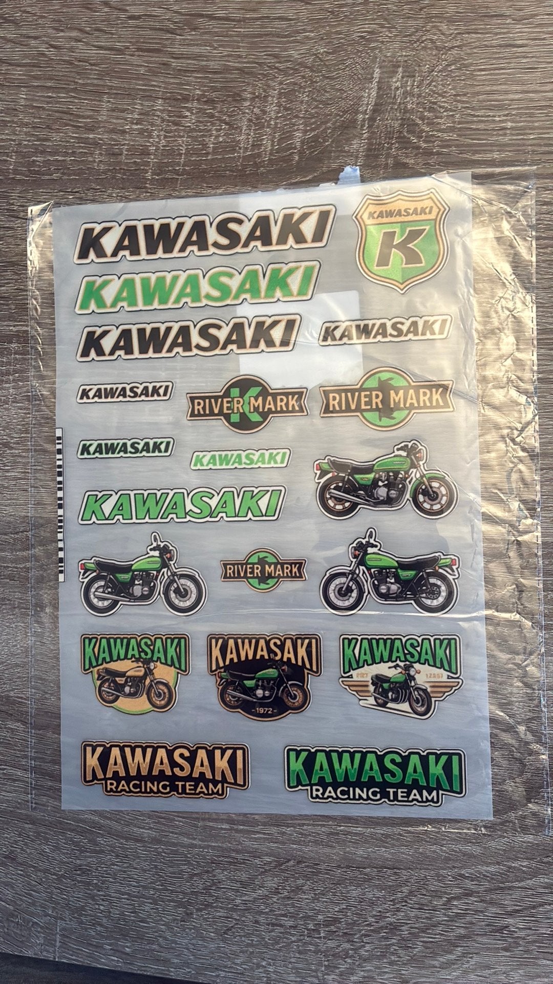 Kawasaki stickers, Motoren, Ophalen of Verzenden