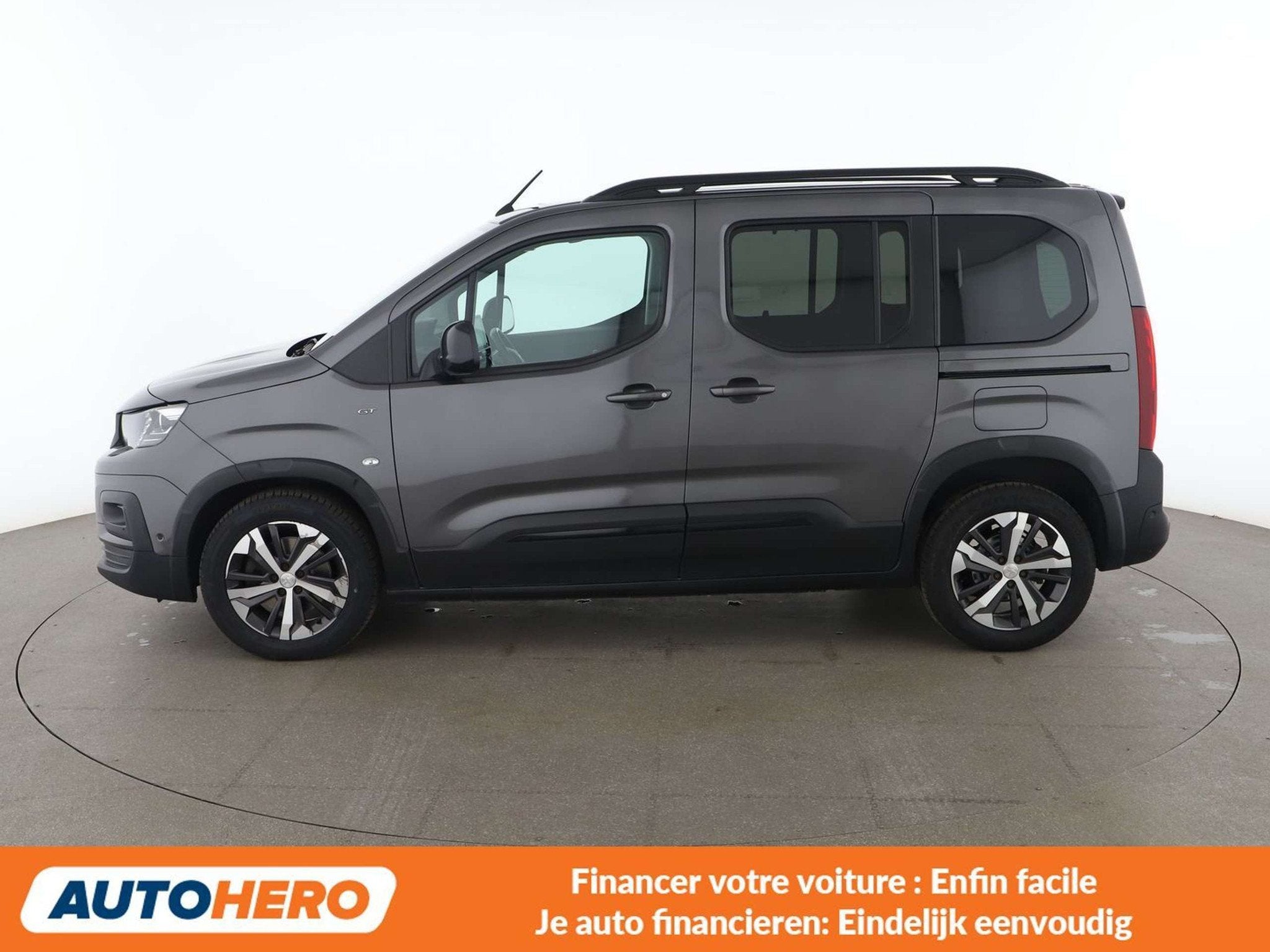 Peugeot Rifter 1.2 PureTech Allure L1 (bj 2021, automaat), Auto's, Peugeot, Euro 6, Zilver of Grijs, Voorwielaandrijving, Automaat