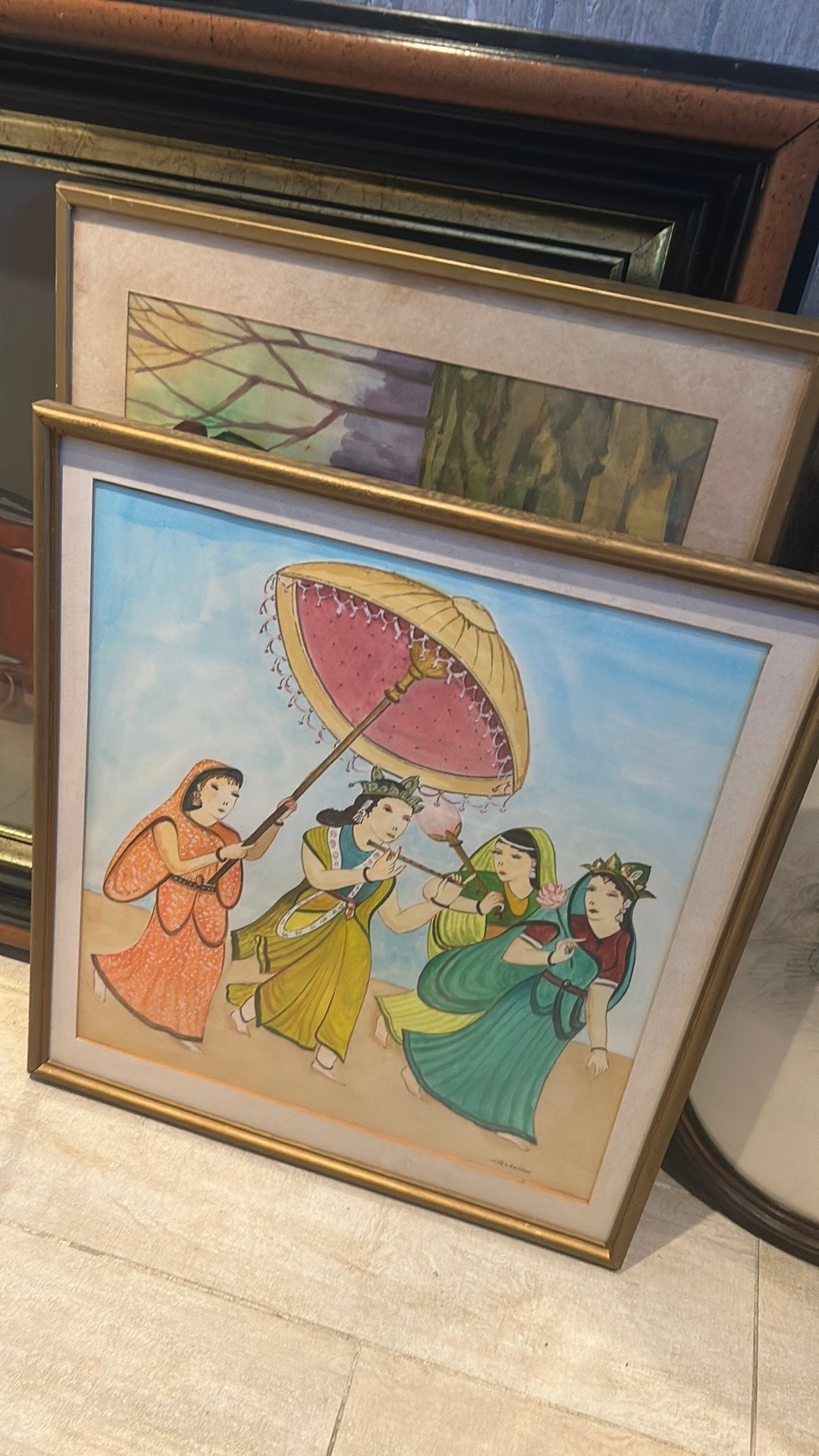 Diverse schilderijen A. van Baelen, Antiek en Kunst, Ophalen