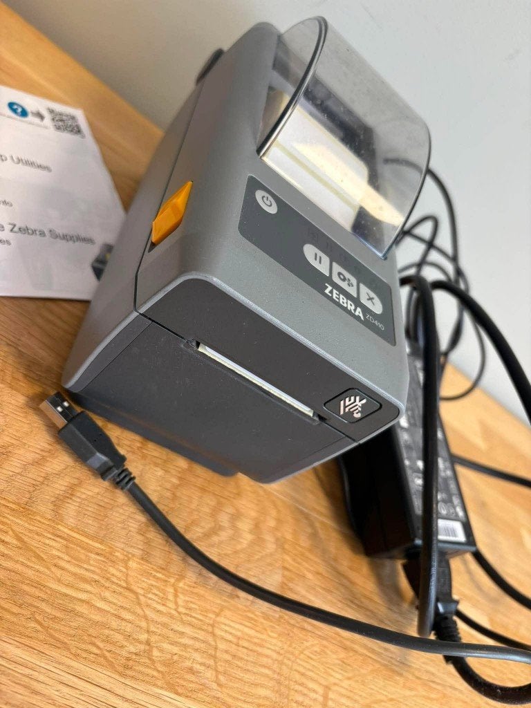 Zebra ZD410 Direct Thermal Barcode 2" Label Printer, Computers en Software, Ophalen, Gebruikt, Zebra, Azerty