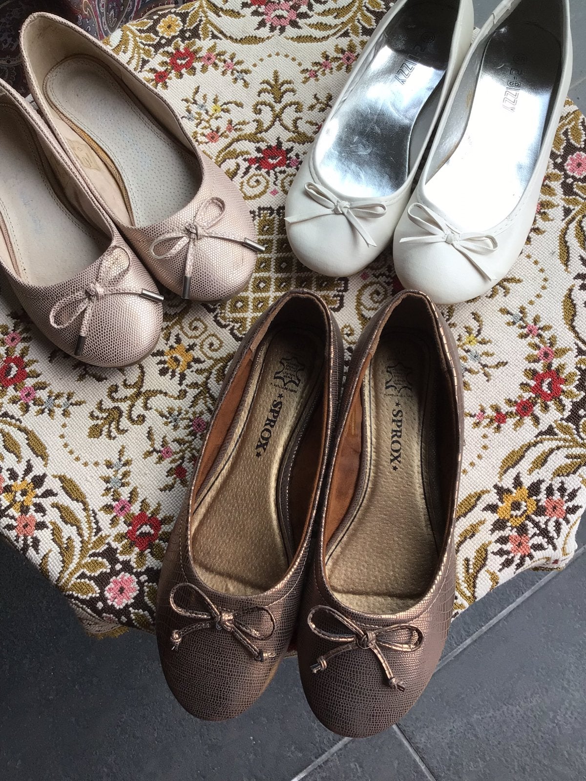 Drie paar nieuwe Balerina schoenen maat 38, Enlèvement