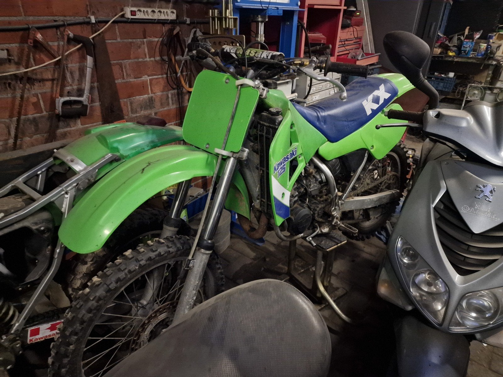 kawasaki kx125 1987 2stuks, Motos, Motos | Kawasaki, Occasion, 125 cm³, Particulier, Moto de cross