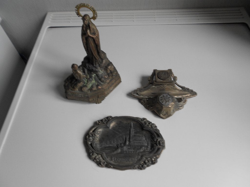 Vintage Lourdes soeveniers, Antiek en Kunst, Ophalen