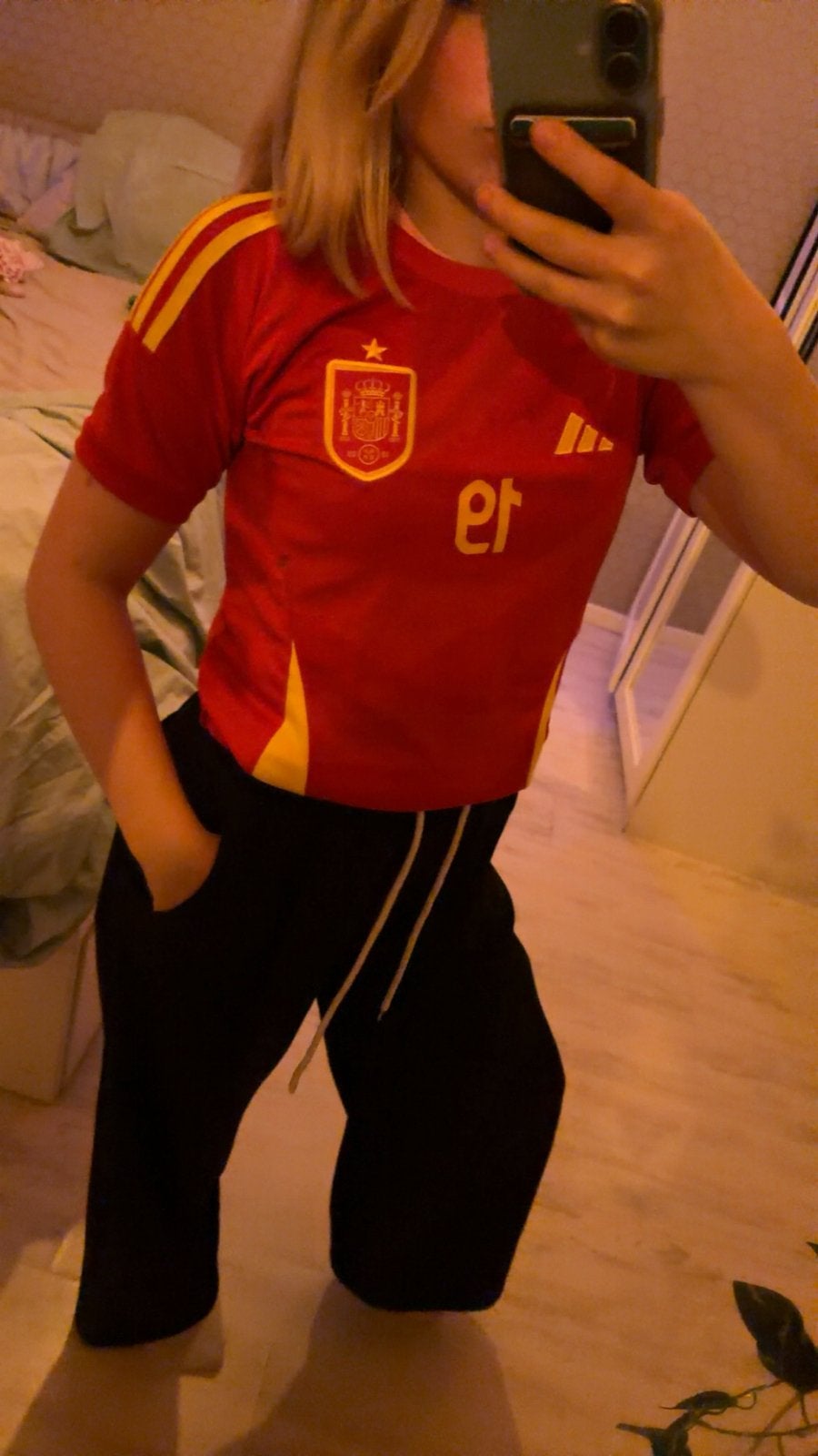 Voetbal shirt spanje, Kleding | Dames, Ophalen of Verzenden, Zo goed als nieuw, Maat 34 (XS) of kleiner, Rood
