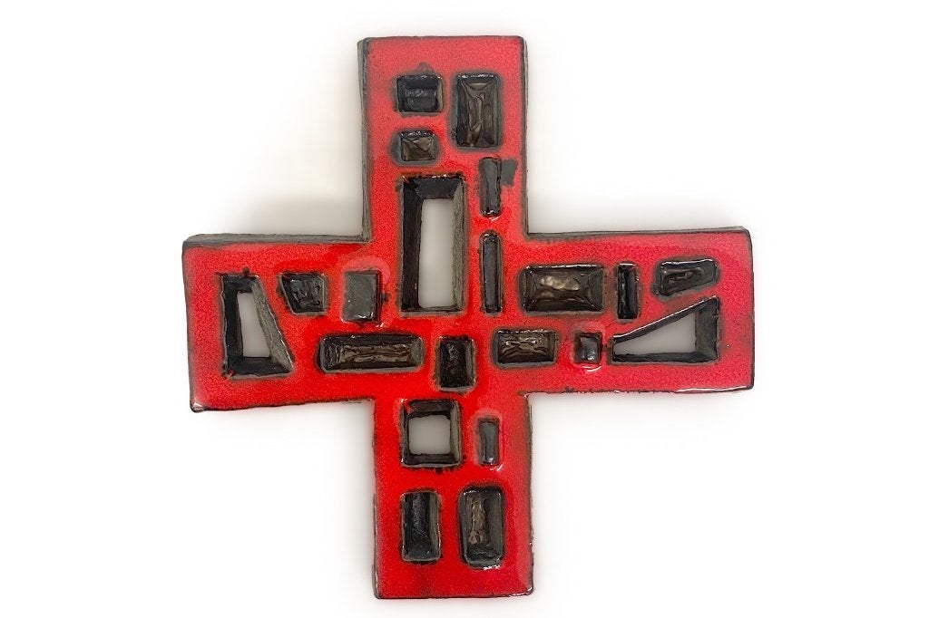 Croix en céramique vintage, Enlèvement