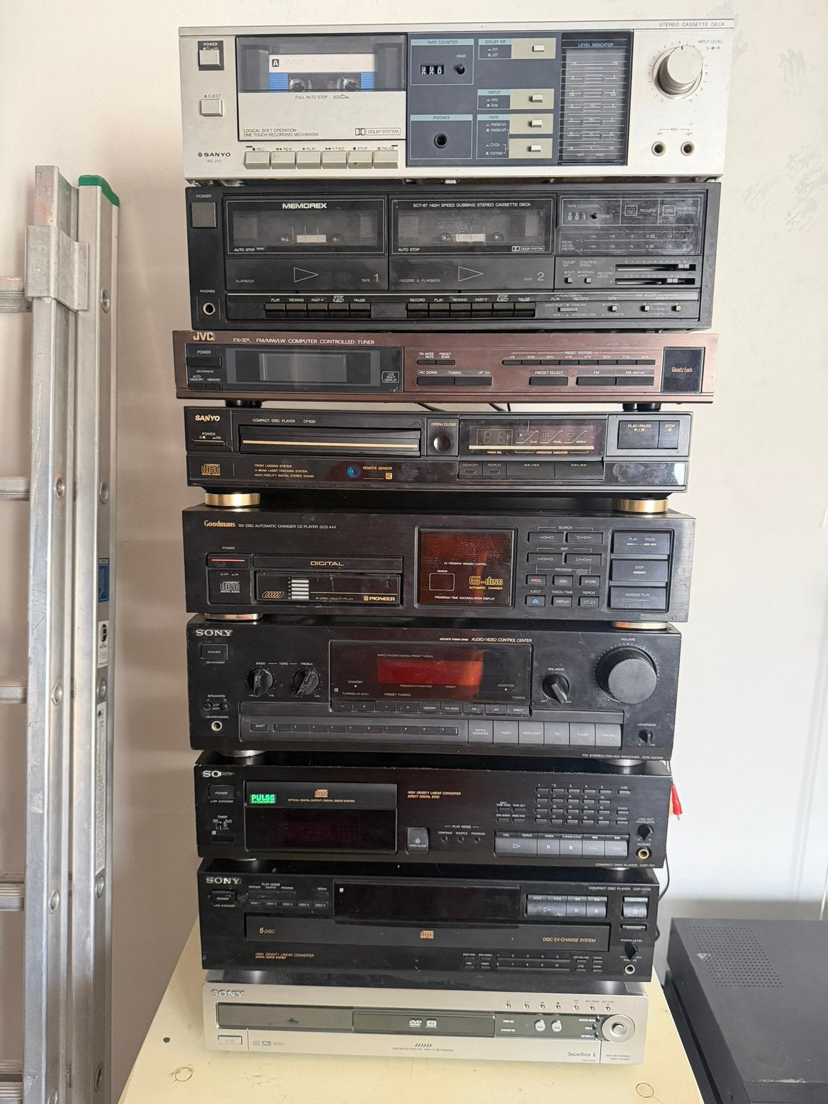 Diverse audio componenten voor de hobby, Enlèvement, Comme neuf, Deck cassettes ou Lecteur-enregistreur de cassettes, JVC