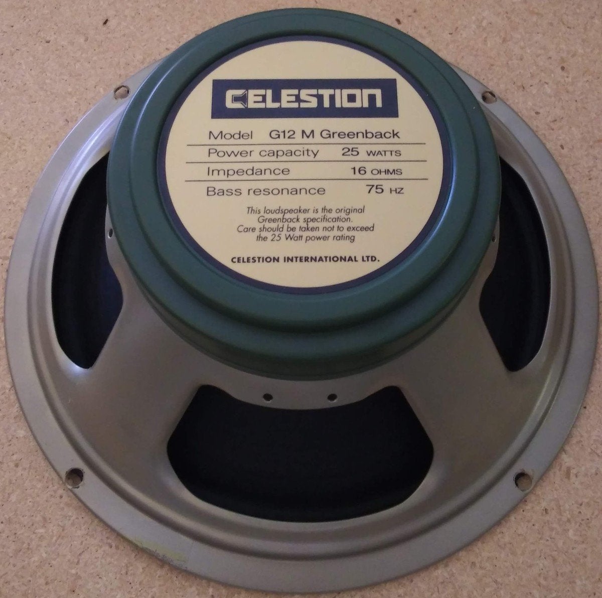 Celestion Greenback, Musique & Instruments, Amplis | Basse & Guitare, Enlèvement
