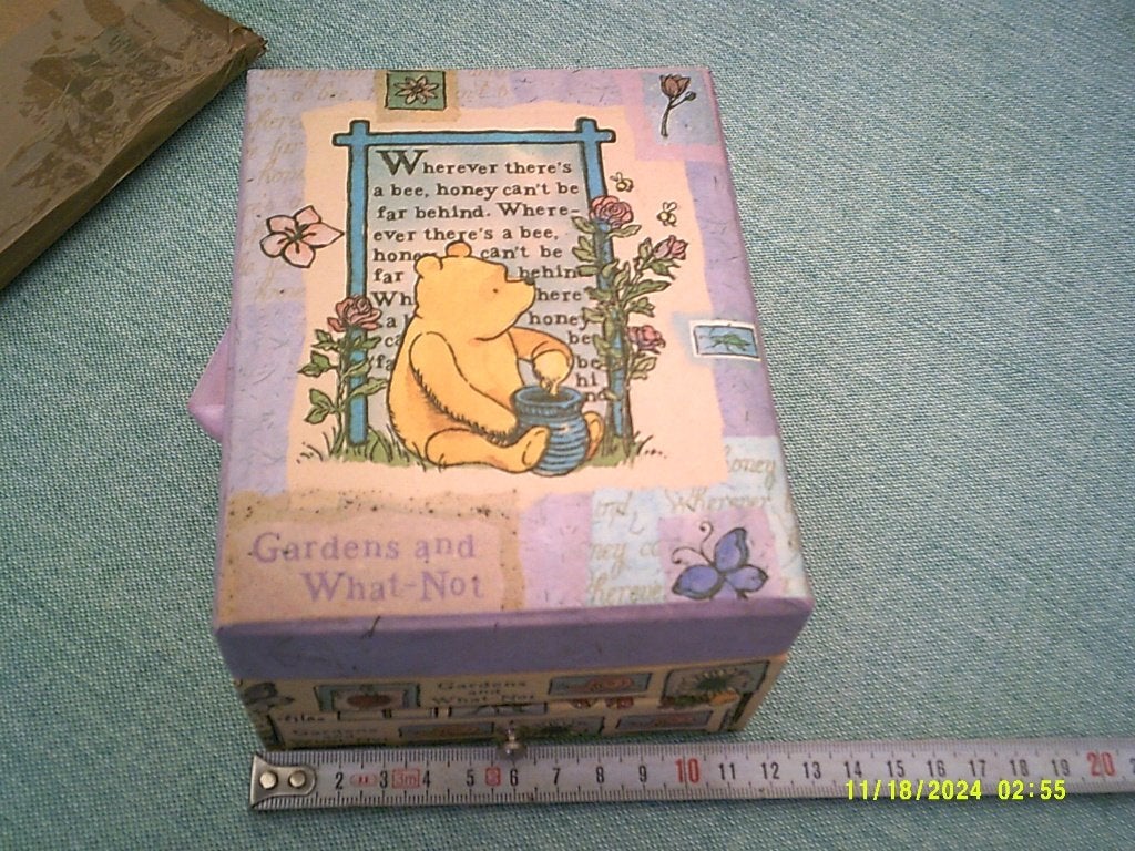 Winnie de Pooh -juwelendoosje (origineel)Als nieuw, Verzamelen, Ophalen of Verzenden, Winnie de Poeh of vrienden, Zo goed als nieuw